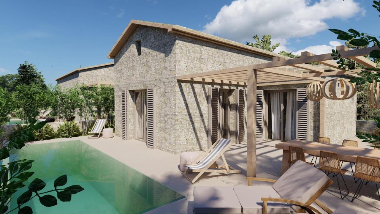 Papadria Villas - Modern Luxury Villas Near Kathisma Beach Tsoukaládhes Eksteriør billede